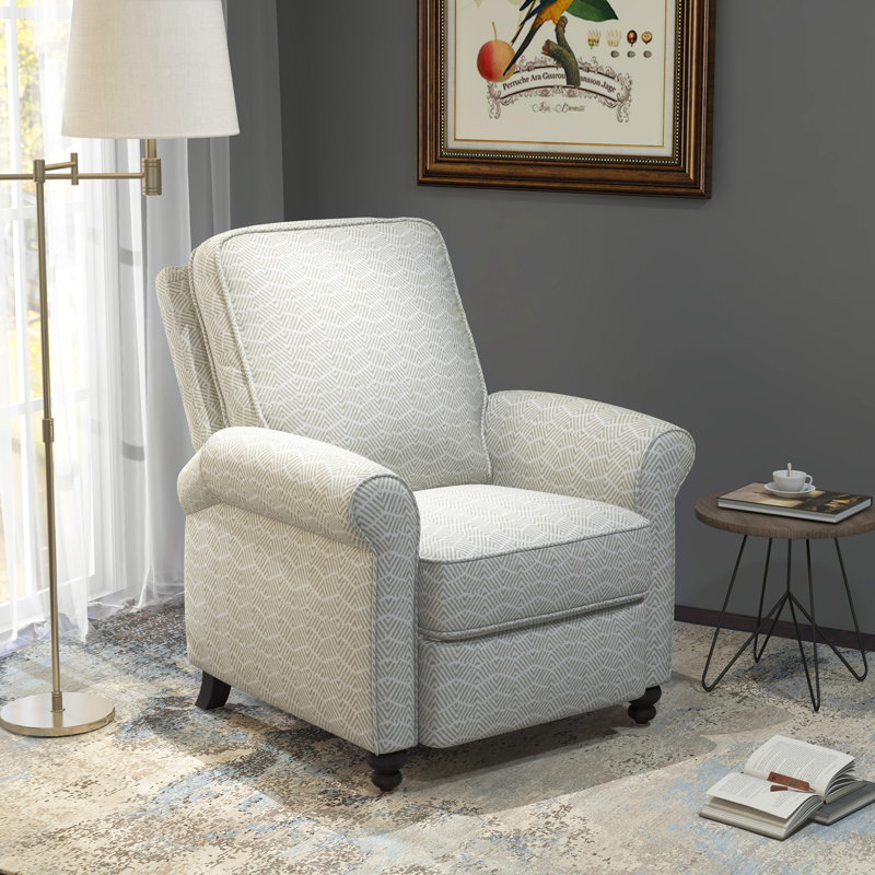 Charlton Home® Darill 33.9" Wide Classic and Overstuffed Soft Pushback